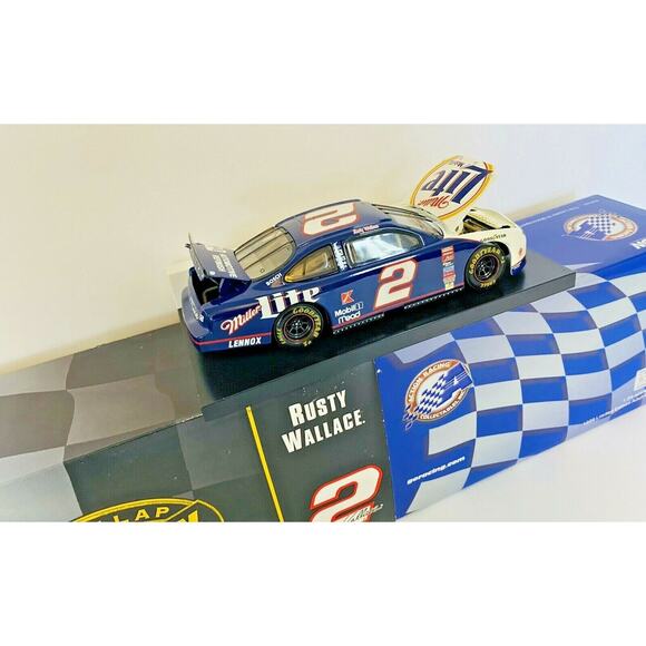 1999 Taurus Rusty Wallace #2 Miller Lite Last Lap Of The Century 1:24 Scale Car - Picture 8 of 12